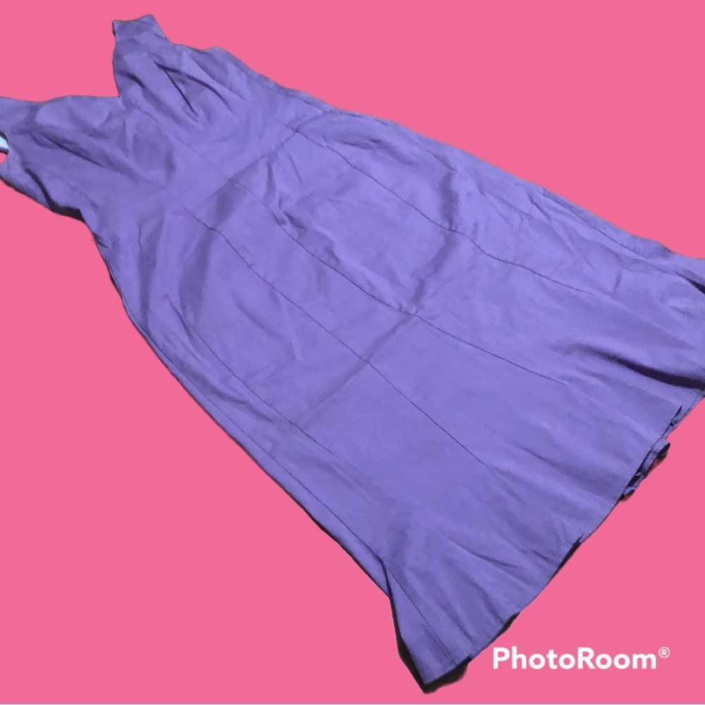 Jil Sander Vintage Lavander Tea Length Midi Dress